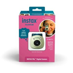 Fujifilm Instax PAL Compact Digital Camera Green – NIB, Portable Mini Camera